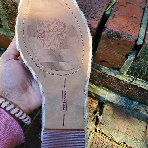 Vince Camuto Defina Leopard Print Espradrille Platform Sandals Size 8M - Picture 5 of 10